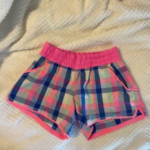 Plaid Lululemon Shorts